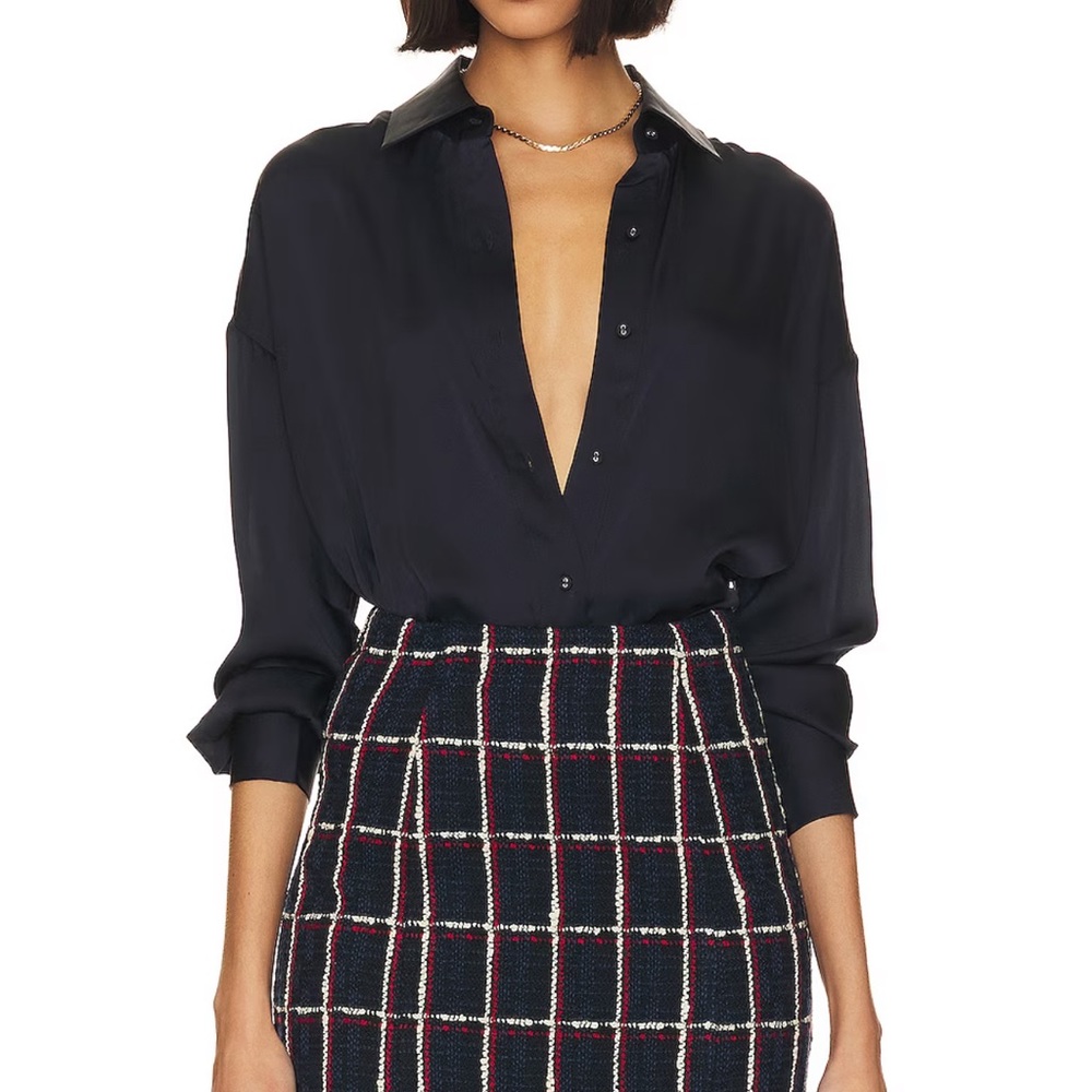 Favorite daughter silk button down